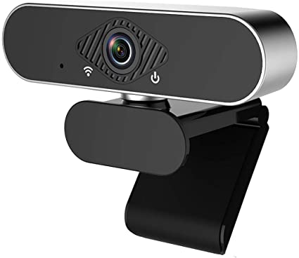 Castries 1080P Webcam with Microphone, HD PC Webcam Laptop Plug and Play USB Webcam Streaming Computer Web Camera with 110-Degree View Angle, Desktop Webcam for Video Calling Recording Conferencing