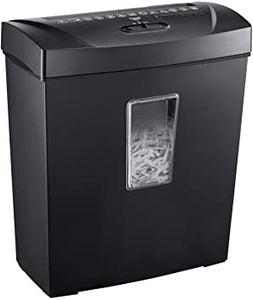 Bonsaii Paper Shredder, 12 Sheet Cross Cut Document and Credit Card Shredder for Home Use, Black(C170-C)