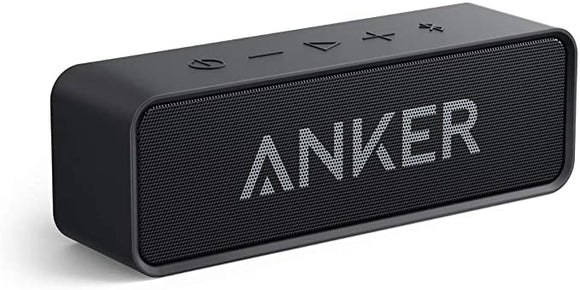 Anker Soundcore Bluetooth Speaker with Loud Stereo Sound, 24-Hour Playtime, 66 ft Bluetooth Range, Built-in Mic. Perfect Portable Wireless Speaker for iPhone, Samsung and More
