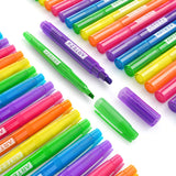 Arteza Highlighters Set of 60, Bulk Pack of Colored Markers, Wide and Narrow Chisel Tips, 6 Assorted Neon Colors, for Adults & Kids