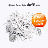 Bonsaii Paper Shredder, 12 Sheet Cross Cut Document and Credit Card Shredder for Home Use, Black(C170-C)