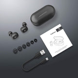 SoundPEATS True Wireless Earbuds 5.0 Bluetooth Headphones in-Ear Stereo Wireless Earphones with Microphone Binaural Calls, One-Step Pairing, Total 35 Hours, Upgraded TrueFree Plus