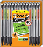 BIC Xtra-Smooth Mechanical Pencil, Medium Point (0.7 mm), 40-Count